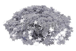 Nail-Art konfety hvězdičky stříbrné - Kliknutím na obrázek zavřete