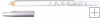 Bílá tužka na nehty