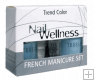 Nail Wellness trend sada - modrá (3×4,5ml, 10 šabl